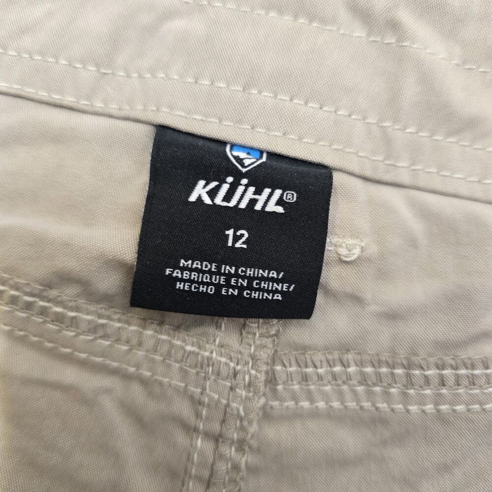 KUHL Kurve Women's 12 Splash 11" Shorts Khaki Stretch Outdoor Hiking - Picture 11 of 16
